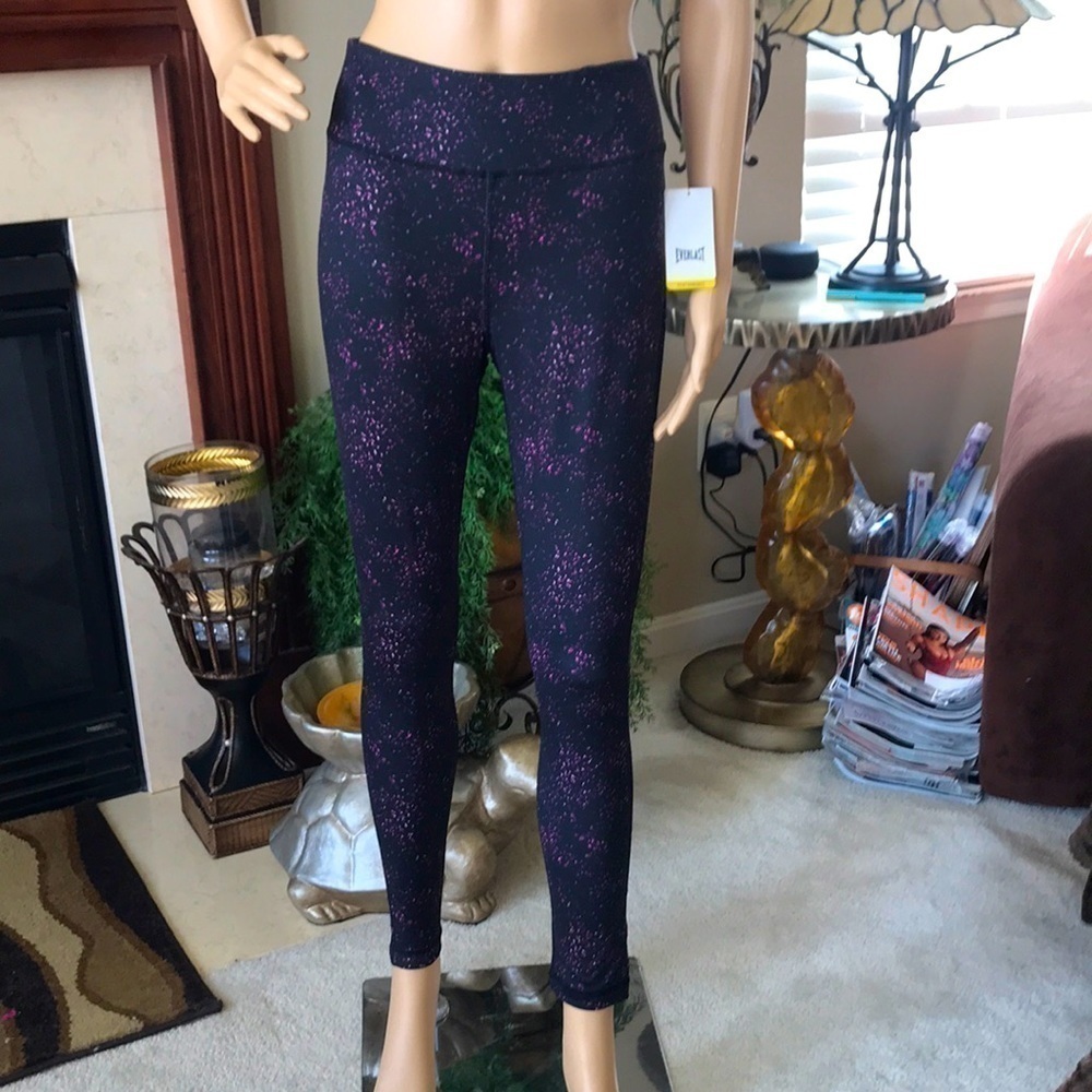 Brand New Everlast Sport Black & Pink Leggings